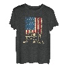 Truck Driver Big Wheelers Vintage US Flagge Patriotische Amerikaner T-Shirt