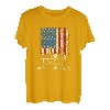 Truck Driver Big Wheelers Vintage US Flagge Patriotische Amerikaner T-Shirt