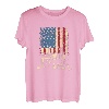 Truck Driver Big Wheelers Vintage US Flagge Patriotische Amerikaner T-Shirt