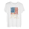 Truck Driver Big Wheelers Vintage US Flagge Patriotische Amerikaner T-Shirt