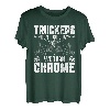 Trucker werden nicht grau Wir werden Chrom-Lkw-Fahrer und Trucker T-Shirt