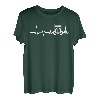 Truck Hearbeat Grafikdruck Neuheit Tee für Unisex Truck Dr T-Shirt