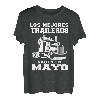 Los mejores traileros nacen en Mayo Geschenk-Shirt für Truckfahrer T-Shirt