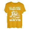 Los mejores traileros nacen en Mayo Geschenk-Shirt für Truckfahrer T-Shirt
