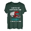 Sie sagt mir oder LKW Humor Straße Geschenk Vater T-Shirt