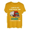 Sie sagt mir oder LKW Humor Straße Geschenk Vater T-Shirt