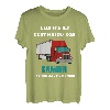 Sie sagt mir oder LKW Humor Straße Geschenk Vater T-Shirt