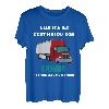 Sie sagt mir oder LKW Humor Straße Geschenk Vater T-Shirt