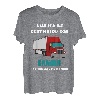 Sie sagt mir oder LKW Humor Straße Geschenk Vater T-Shirt