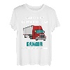 Sie sagt mir oder LKW Humor Straße Geschenk Vater T-Shirt