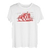 Truck USA Flagge Lastkraftwagen Transporter Fernfahrer T-Shirt