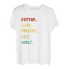 Herren Retro Spruch Bester Lkw-Fahrer Der Welt T-Shirt