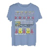 Traktor Trailer Truck 18 Wheeler Ugly Christmas T-Shirt T-Shirt