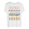 Traktor Trailer Truck 18 Wheeler Ugly Christmas T-Shirt T-Shirt