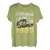 Pritsche Trucker zum 35. Geburtstag, Design für einen Halb-LKW-Fahrer T-Shirt