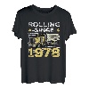 18 Wheeler Truck 45. Geburtstag Design für Semi Truck Fahrer T-Shirt
