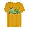 Nutztiere am Farm Truck Farmer Shamrock St. Patrick's Day T-Shirt