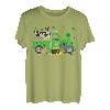 Nutztiere am Farm Truck Farmer Shamrock St. Patrick's Day T-Shirt