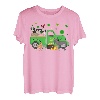 Nutztiere am Farm Truck Farmer Shamrock St. Patrick's Day T-Shirt