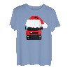 ERF ECX klassischer britischer schwerer Wagen mit Weihnachtsmütze T-Shirt