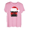 ERF ECX klassischer britischer schwerer Wagen mit Weihnachtsmütze T-Shirt