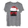 ERF ECX klassischer britischer schwerer Wagen mit Weihnachtsmütze T-Shirt