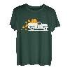 Halloween Kürbis LKW Fahrer Bauer Kostüm T-Shirt