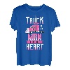 Truck hat meinen Mann Ich habe sein Herz Truckfahrer Ehefrau T-Shirt