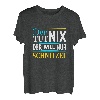 Der tut nix der will nur Schnitzel I Lustiger Spruch Männer T-Shirt