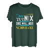 Der tut nix der will nur Schnitzel I Lustiger Spruch Männer T-Shirt