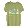 Der tut nix der will nur Schnitzel I Lustiger Spruch Männer T-Shirt