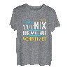 Der tut nix der will nur Schnitzel I Lustiger Spruch Männer T-Shirt