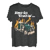 Keep On Truckin' T-Shirt, klassisches Auto-Outfit, LKW-Fahrer T-Shirt
