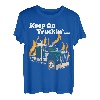 Keep On Truckin' T-Shirt, klassisches Auto-Outfit, LKW-Fahrer T-Shirt