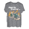 Keep On Truckin' T-Shirt, klassisches Auto-Outfit, LKW-Fahrer T-Shirt