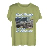 Echter amerikanischer LKW, Lawine, USA, Patriot, patriotisch, Amerika T-Shirt