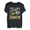 18 Wheeler Truck 20. Geburtstag Design für Semi Truck Fahrer T-Shirt