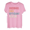 Herren Offizient Hochzeitsbeamter Ehemann Papa Ordained Minsiter T-Shirt