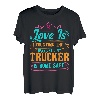 Trucker's Family Home Sichere stolze Ehefrau des LKW-Fahrers T-Shirt