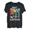 Best Truckin Dad ever Lastkraftwagen Transporter Fernfahrer T-Shirt