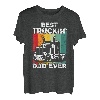 Best Truckin Dad ever Lastkraftwagen Transporter Fernfahrer T-Shirt