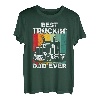 Best Truckin Dad ever Lastkraftwagen Transporter Fernfahrer T-Shirt