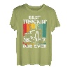 Best Truckin Dad ever Lastkraftwagen Transporter Fernfahrer T-Shirt