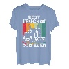 Best Truckin Dad ever Lastkraftwagen Transporter Fernfahrer T-Shirt