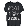 Ich fahre mit Diesel und Jesus Trucker Christian Truck Driver T-Shirt