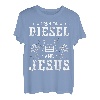 Ich fahre mit Diesel und Jesus Trucker Christian Truck Driver T-Shirt