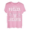 Ich fahre mit Diesel und Jesus Trucker Christian Truck Driver T-Shirt