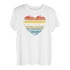 Trucker Truck Driver Retro Herz Vintage T-Shirt