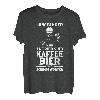 Herren LKW Fahrer Fernfahrer Kaffee Bier Trucker T-Shirt
