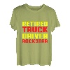 Ruhestand LKW Fahrer Star Trucker Ruhestand Geschenk T-Shirt